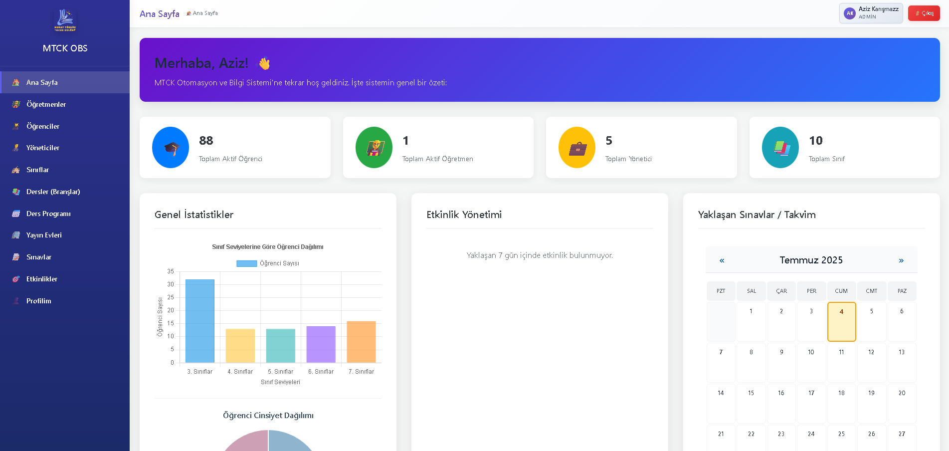 Öğrenci Bilgi Sistemi